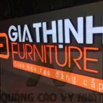 chữ nổi mica đèn led