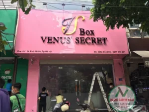 bảng hiệu alu chữ nổi