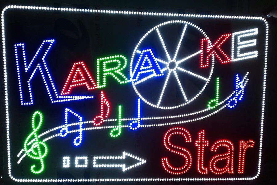 bảng hiệu đèn Led karaoke
