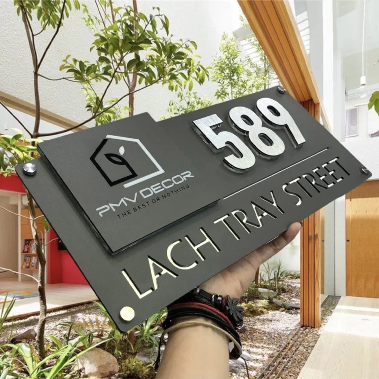 Top những mẫu Bảng số nhà đẹp tại quận 12, Gò Vấp, HCM