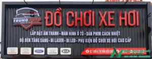 Bảng hiệu Gara đồ chơi xe hơi