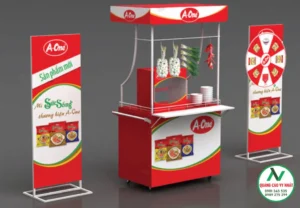 booth thức ăn nhanh