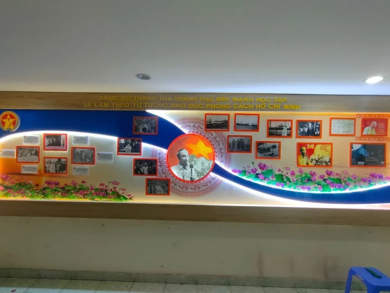 Thi công backdrop văn phòng cơ quan thanh tra Thành Phố HCM
