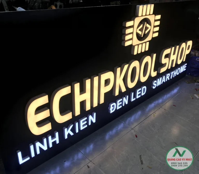 Làm hộp đèn quán trà sữa giá rẻ quận Gò Vấp